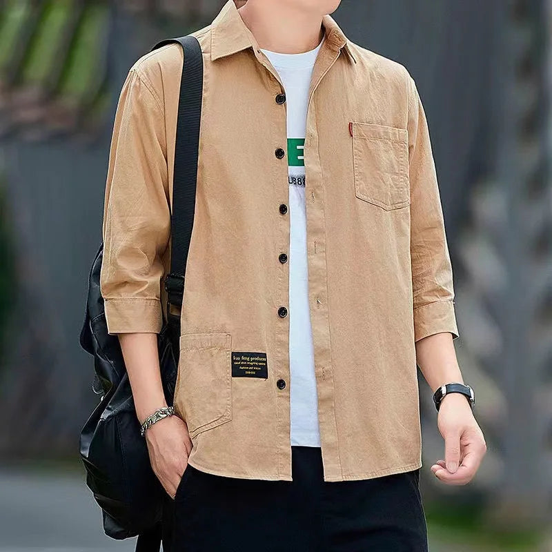 Men's Summer Short-Sleeve Shirt