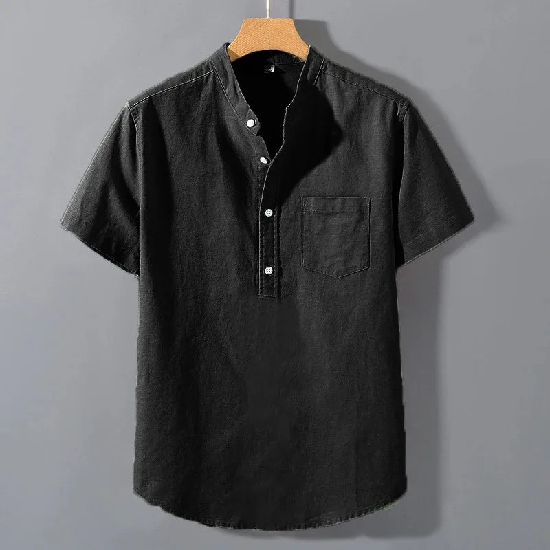Men’s Stand Collar T-Shirt
