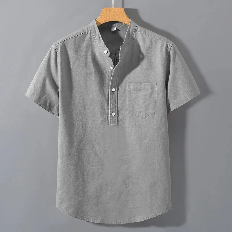 Men’s Stand Collar T-Shirt
