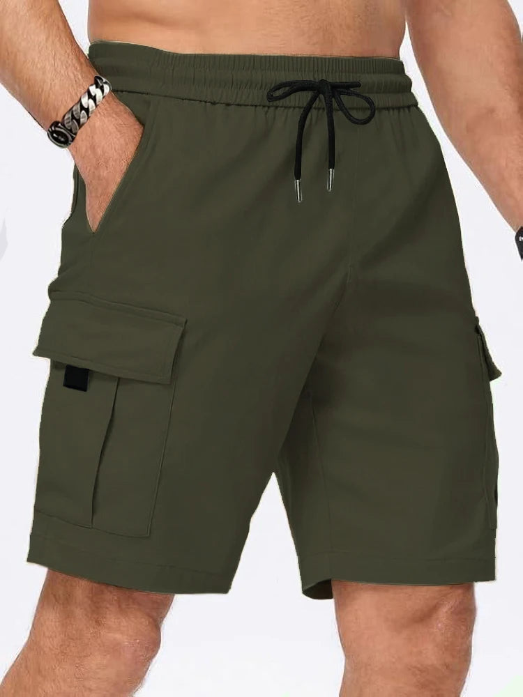 Men’s Lightweight Multi-Pocket Cargo Shorts – Summer 2025