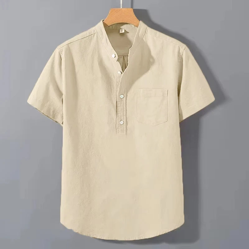 Men’s Stand Collar T-Shirt