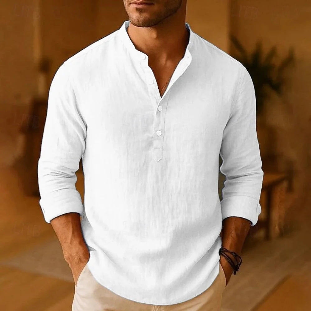 Men’s Cotton Linen Shirt