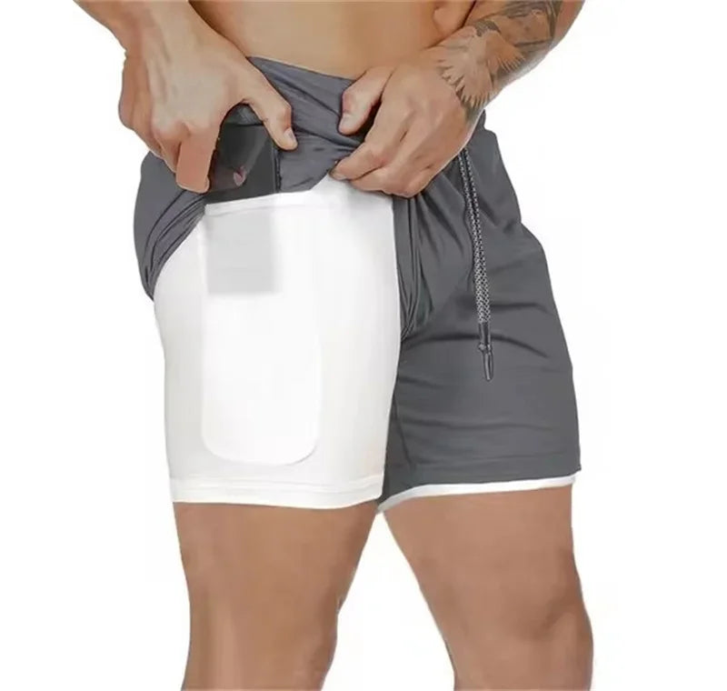 Men’s 2-in-1 Fitness Shorts