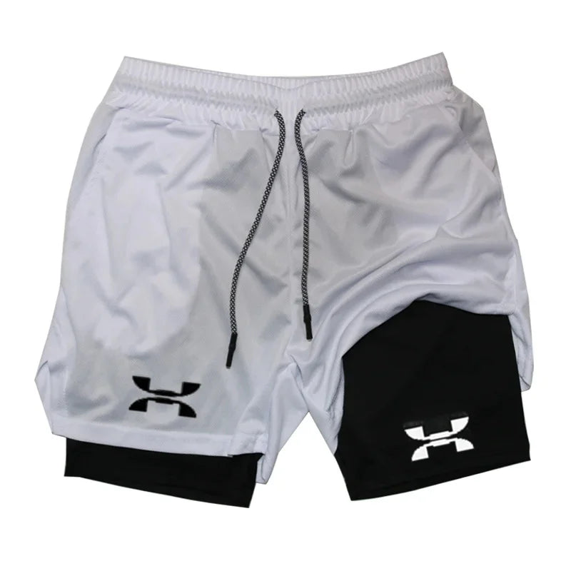 Men’s 2-in-1 Quick-Dry Running Shorts