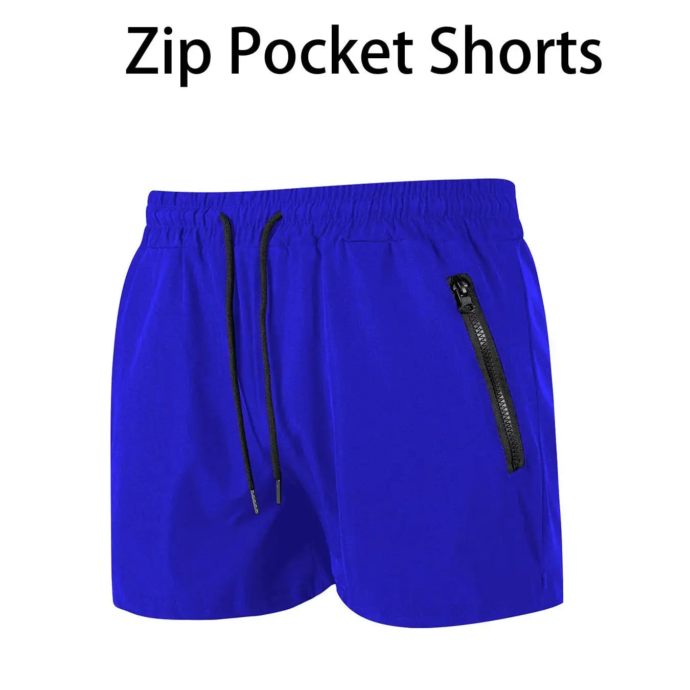 Men’s Quick-Dry Swim Trunks with Zipper Pockets