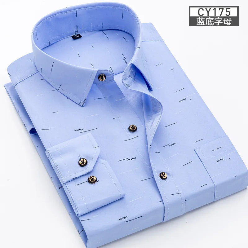 Men's Slim Fit Printed Shirt