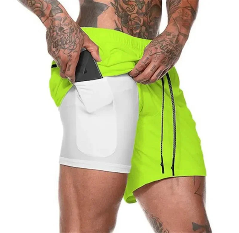 Men’s 2-in-1 Fitness Shorts