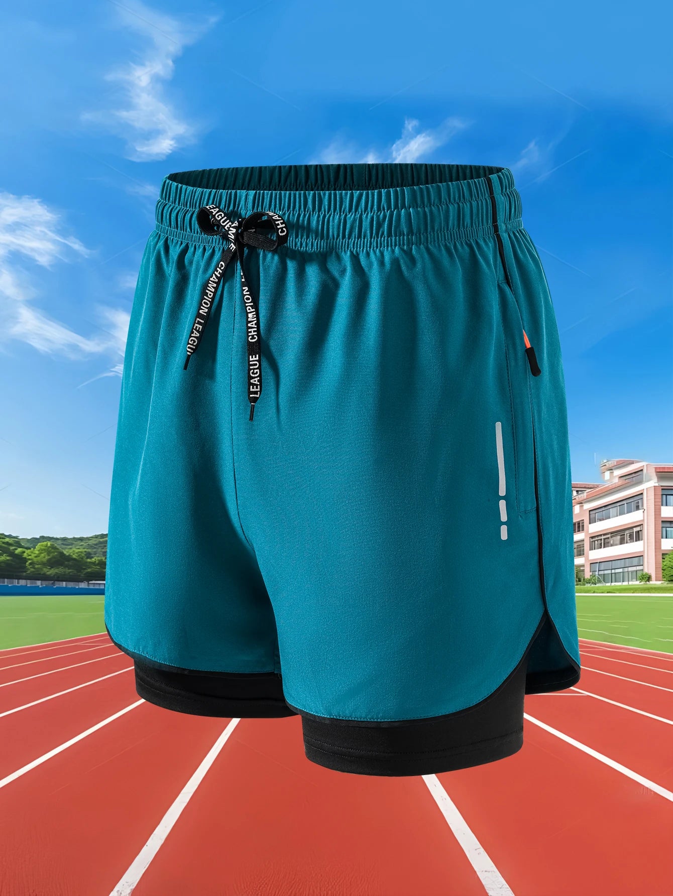 Men’s 2-in-1 Quick-Dry Running Shorts