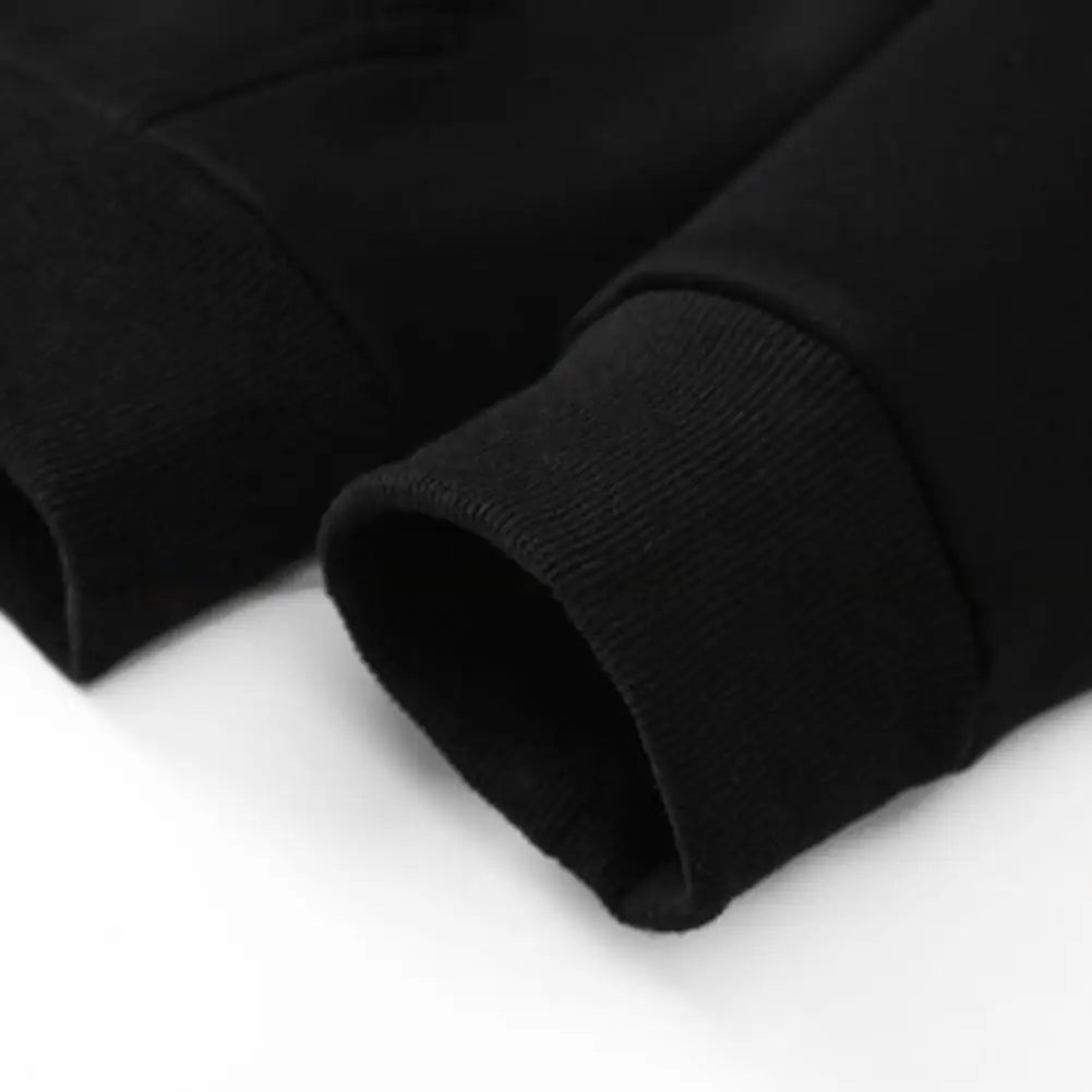 Unisex Plush Zipper Hoodie Jacket