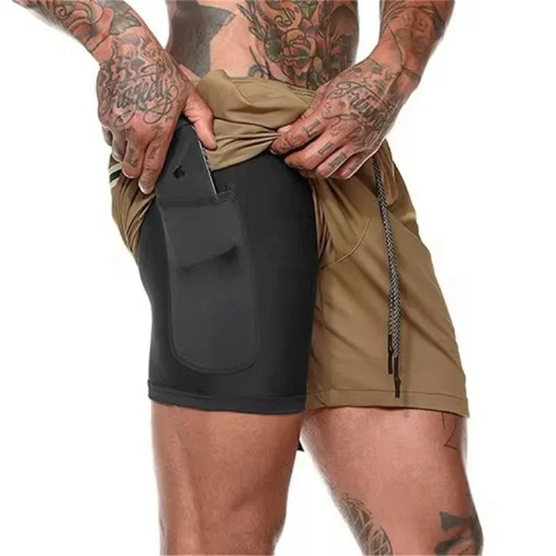 Men’s 2-in-1 Fitness Shorts