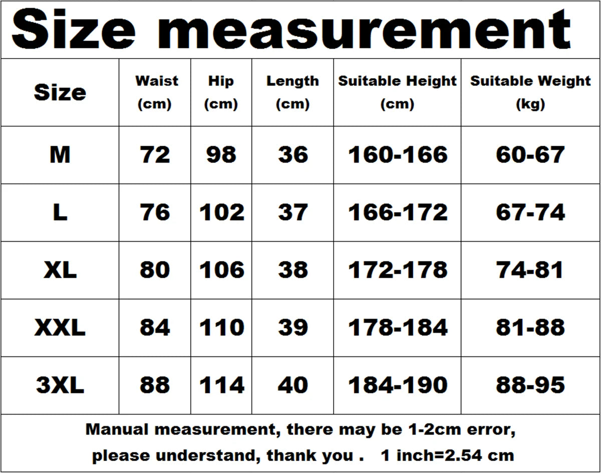 Men’s Quick-Dry Summer Fitness Shorts