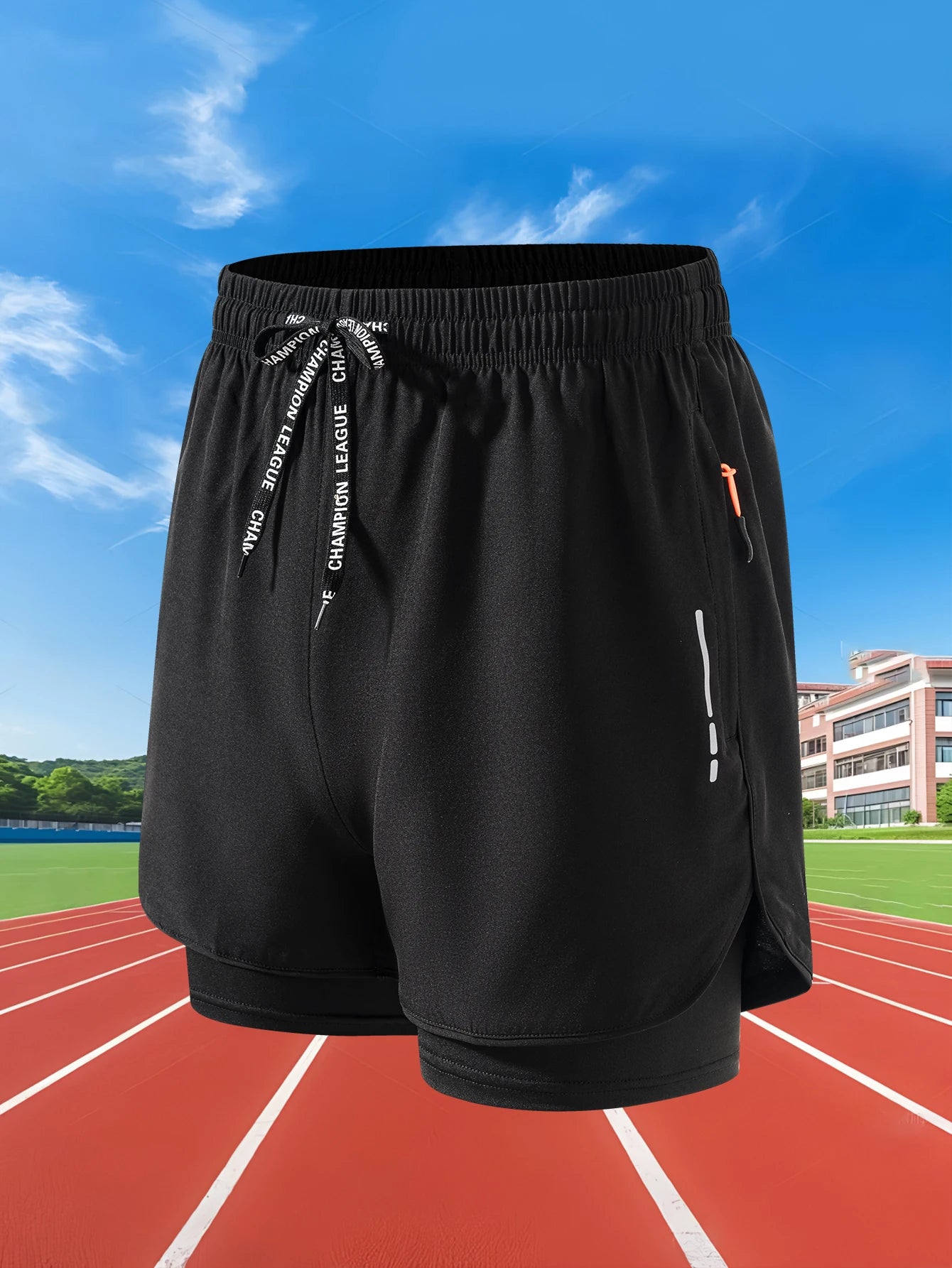 Men’s 2-in-1 Quick-Dry Running Shorts