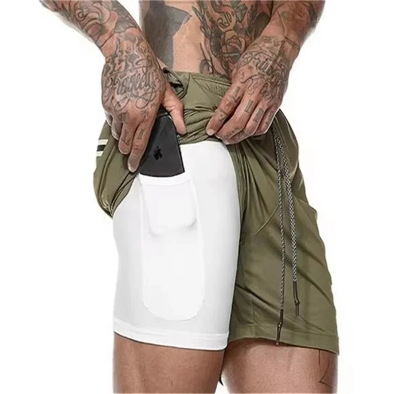 Men’s 2-in-1 Fitness Shorts