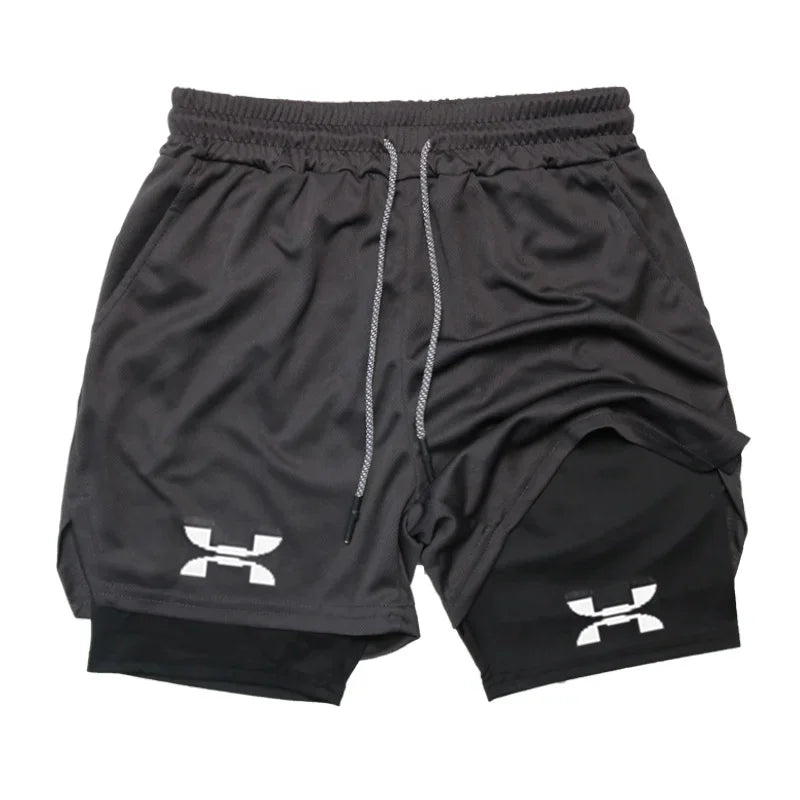 Men’s 2-in-1 Quick-Dry Running Shorts