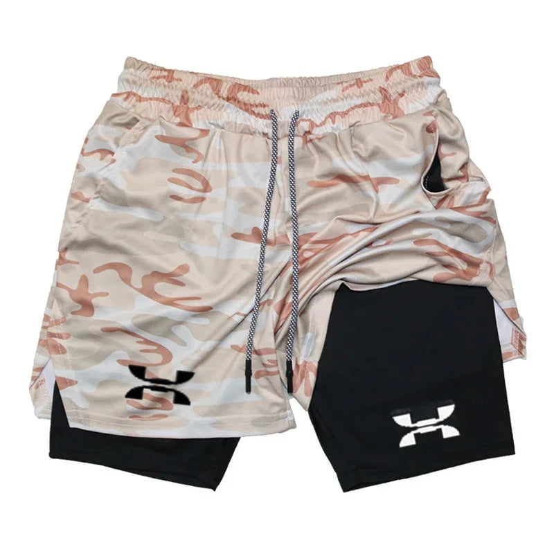 Men’s 2-in-1 Quick-Dry Running Shorts