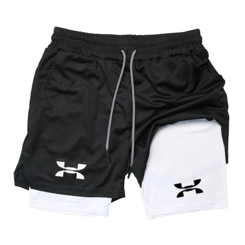 Men’s 2-in-1 Quick-Dry Running Shorts