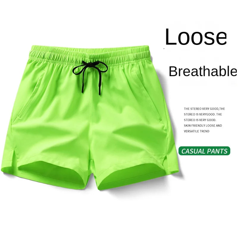 Unisex 3-in-1 Sports Shorts with Zippered Pockets