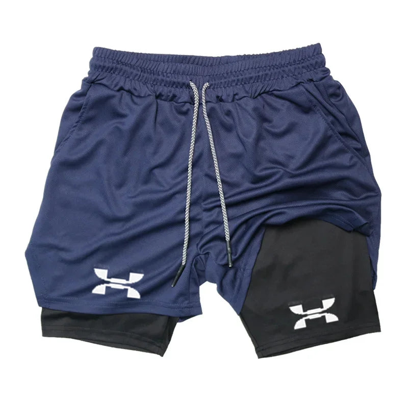 Men’s 2-in-1 Quick-Dry Running Shorts
