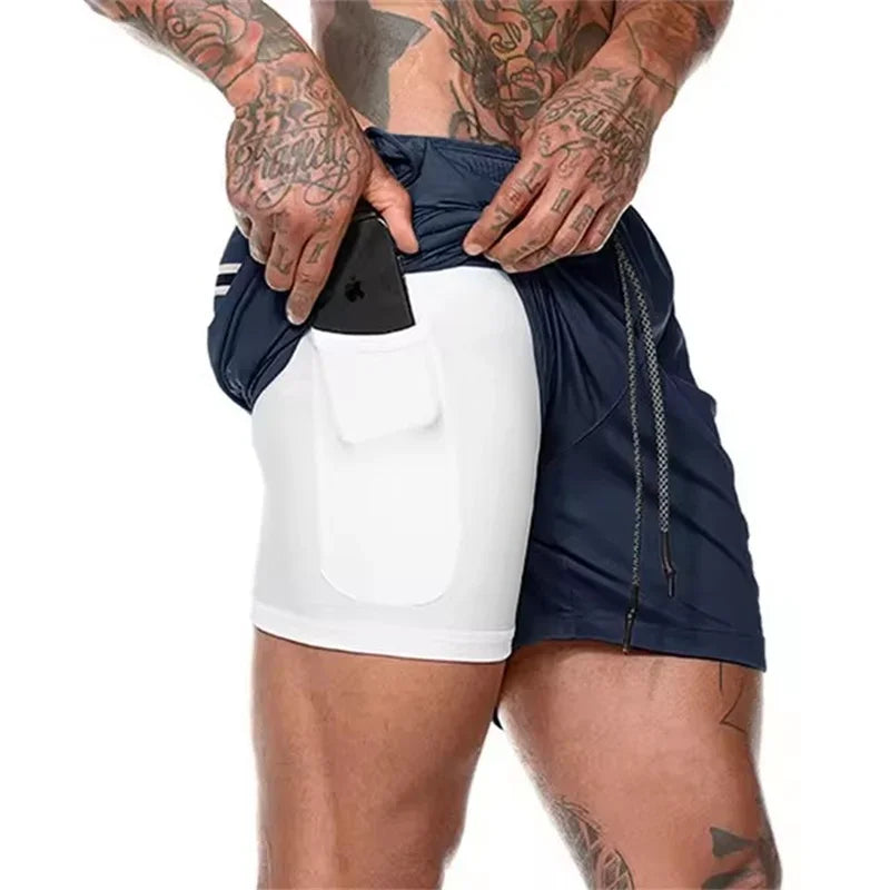 Men’s 2-in-1 Fitness Shorts
