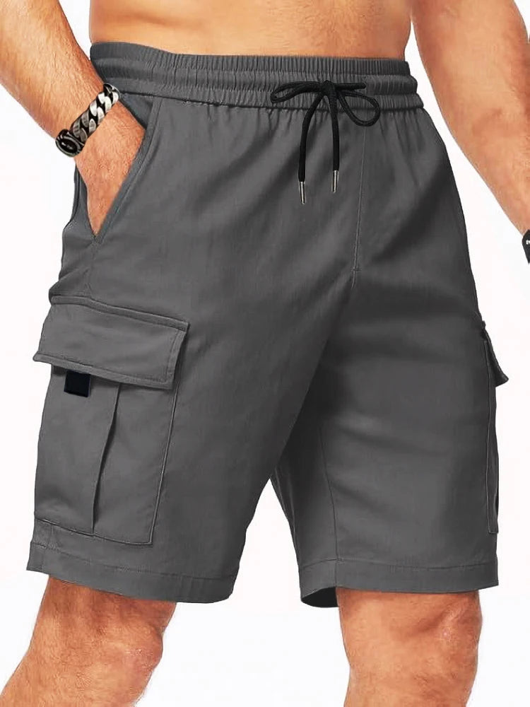 Men’s Lightweight Multi-Pocket Cargo Shorts – Summer 2025