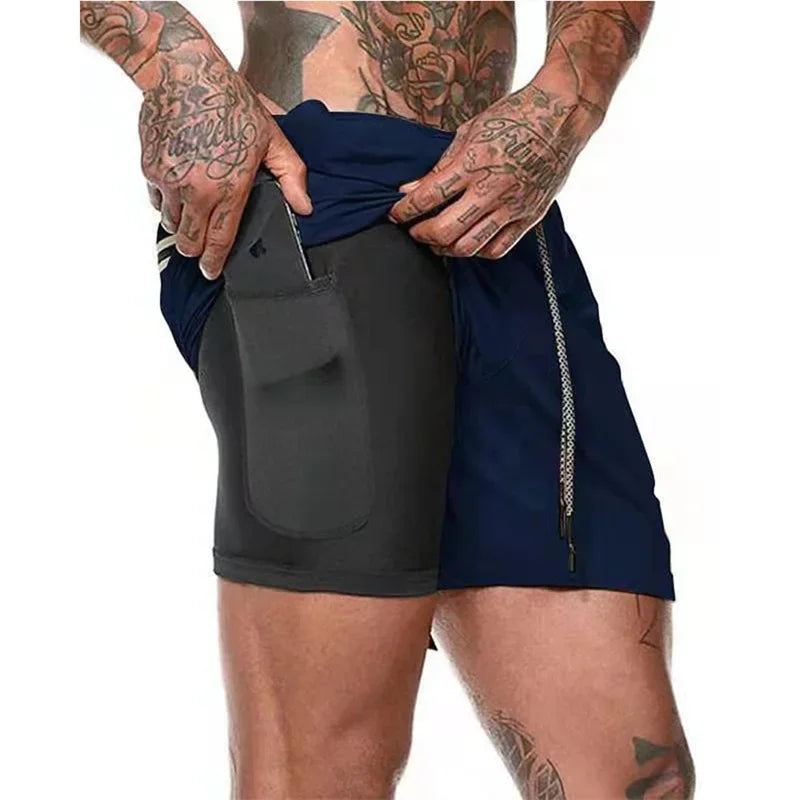 Men’s 2-in-1 Fitness Shorts