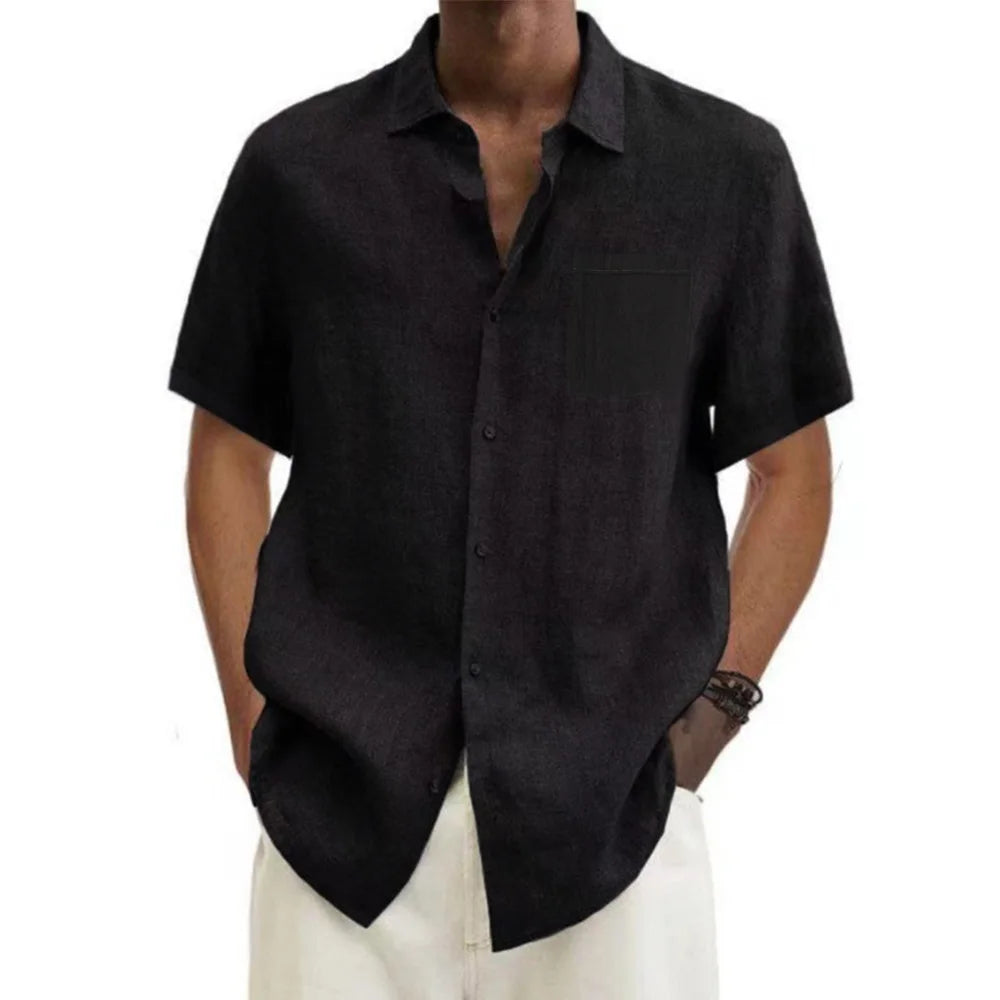 Men’s Cotton Linen Shirt