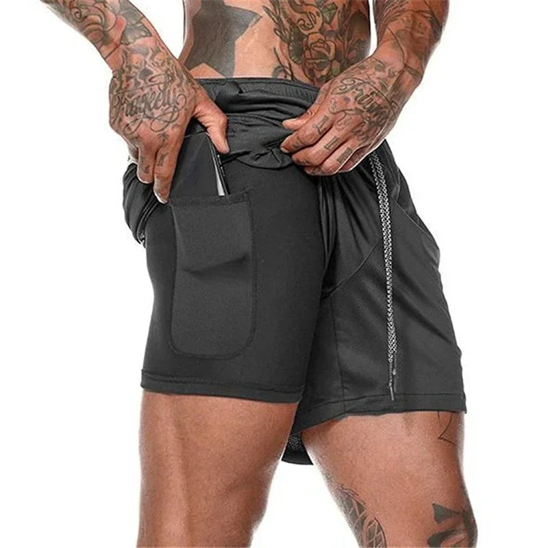 Men’s 2-in-1 Fitness Shorts