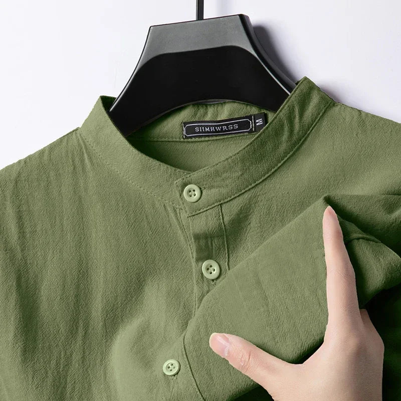 Men’s Linen Cotton Shirt