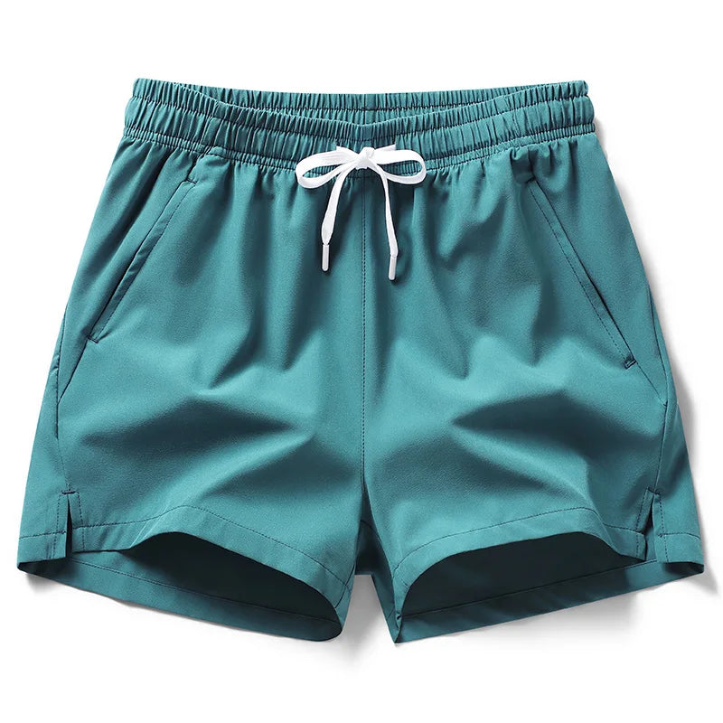 Unisex 3-in-1 Sports Shorts with Zippered Pockets