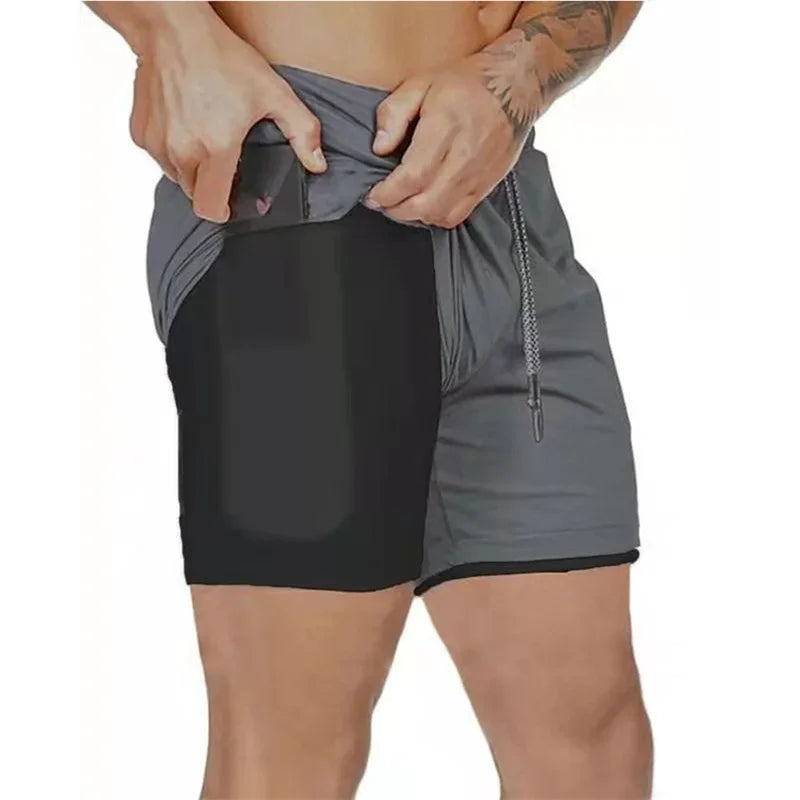 Men’s 2-in-1 Fitness Shorts