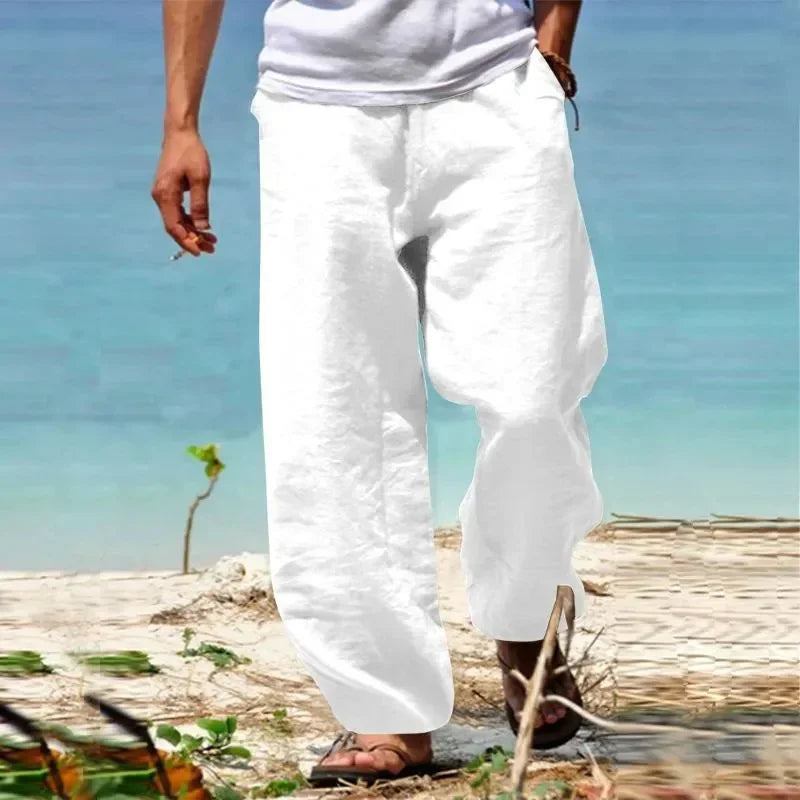 Men’s Linen Beach Pants