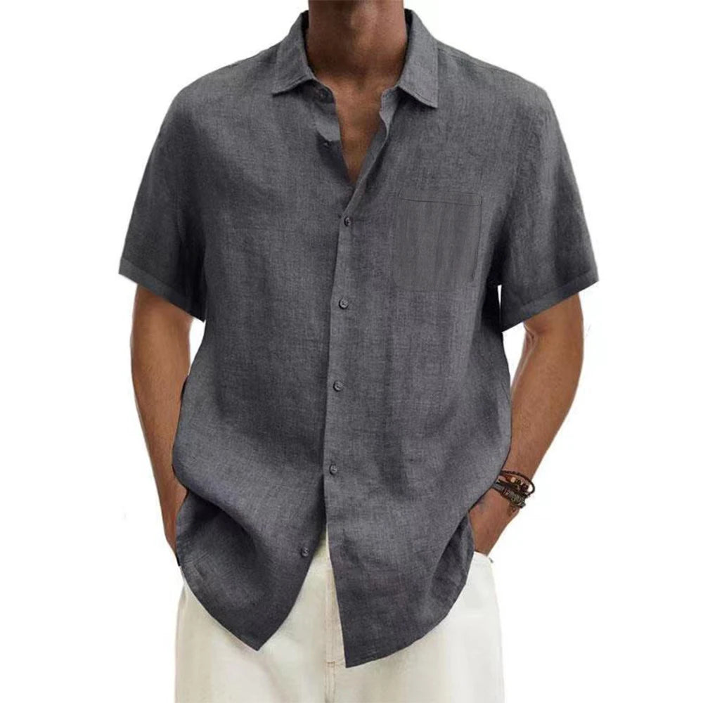 Men’s Cotton Linen Shirt