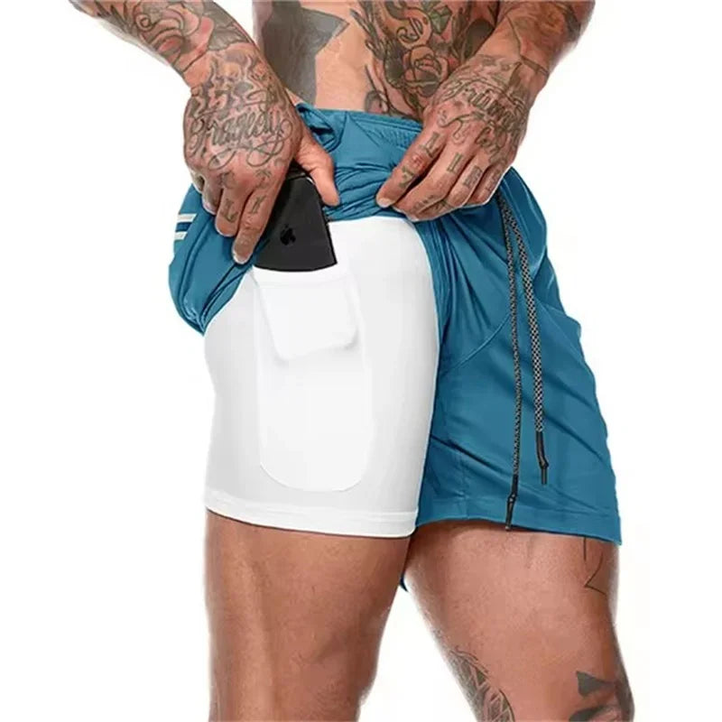 Men’s 2-in-1 Fitness Shorts