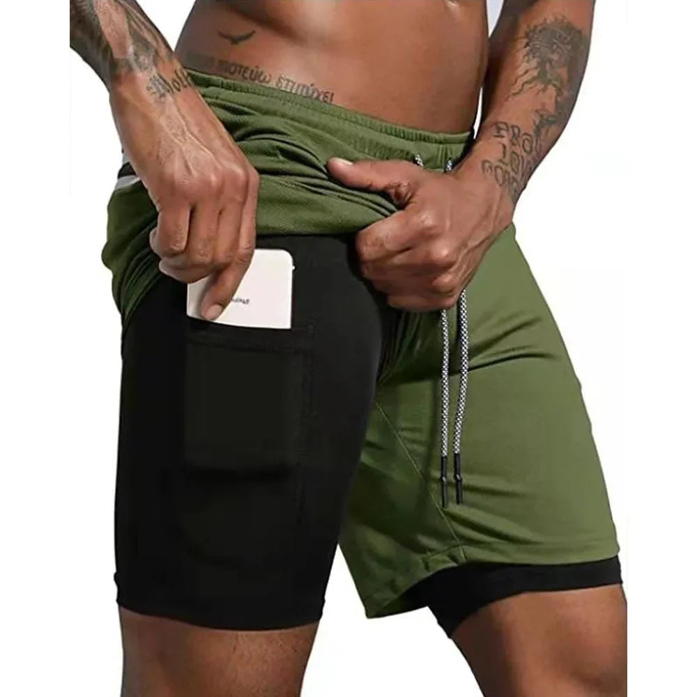 Men’s 2-in-1 Fitness Shorts