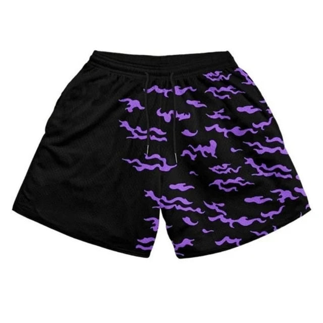 Anime 3D Printed Men’s Gym Shorts