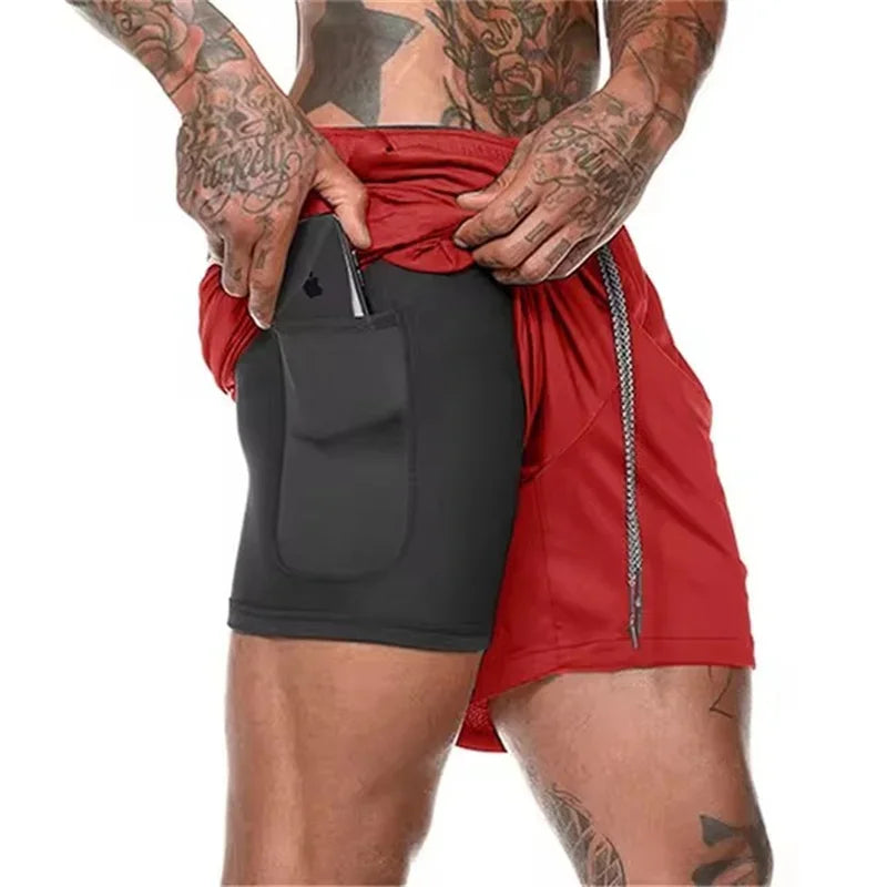 Men’s 2-in-1 Fitness Shorts