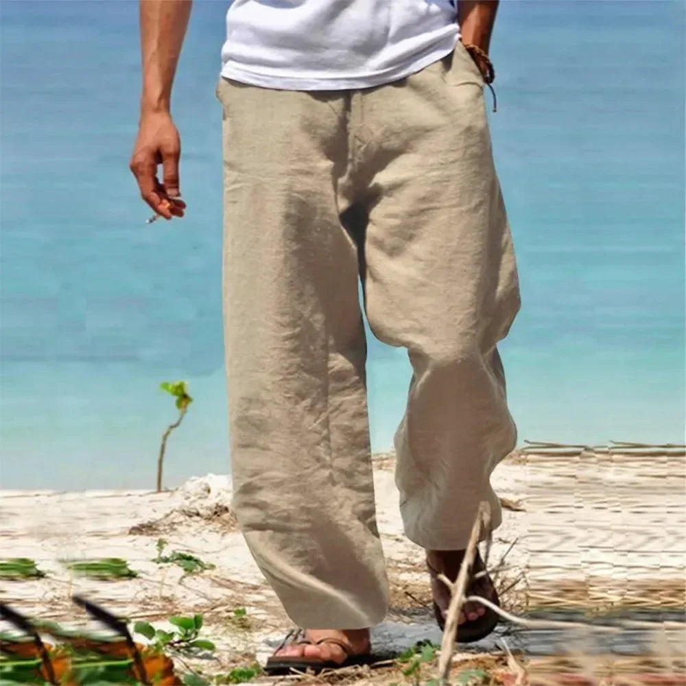 Men’s Linen Beach Pants