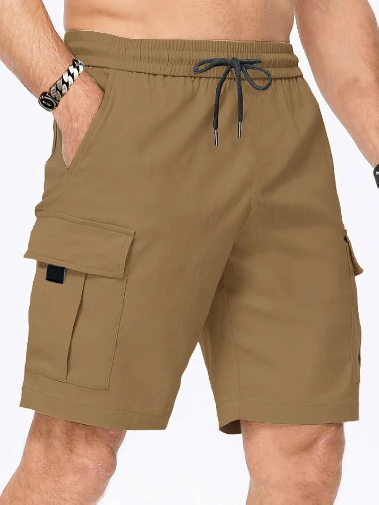Men’s Lightweight Multi-Pocket Cargo Shorts – Summer 2025