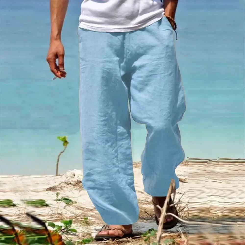 Men’s Linen Beach Pants