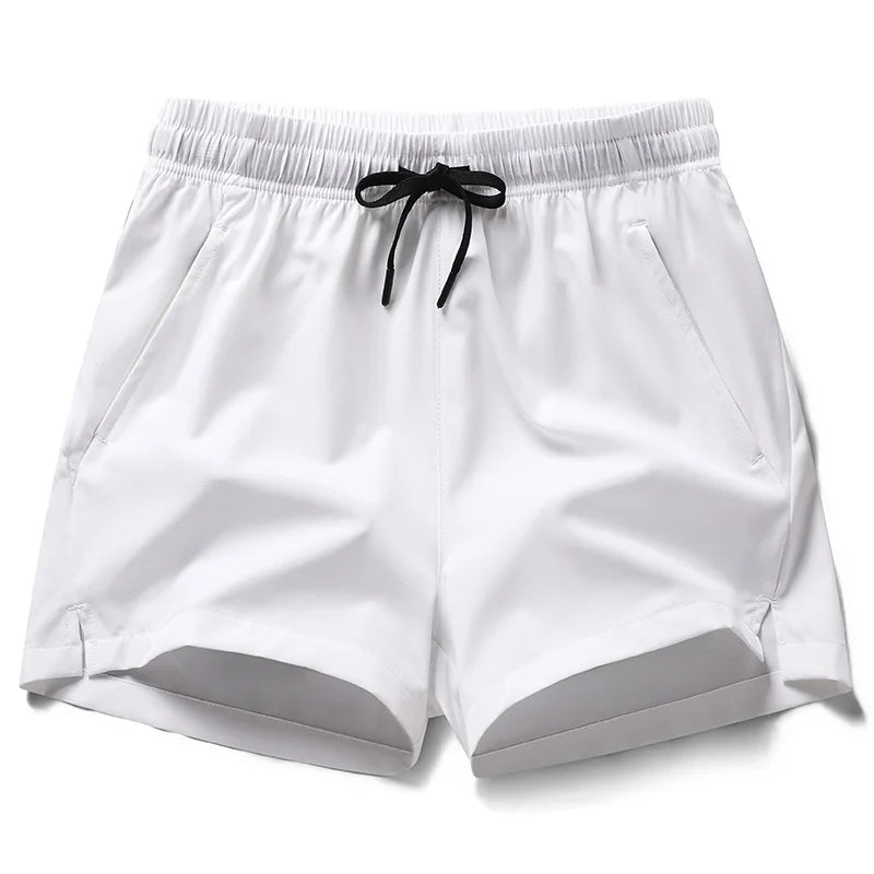 Unisex 3-in-1 Sports Shorts with Zippered Pockets