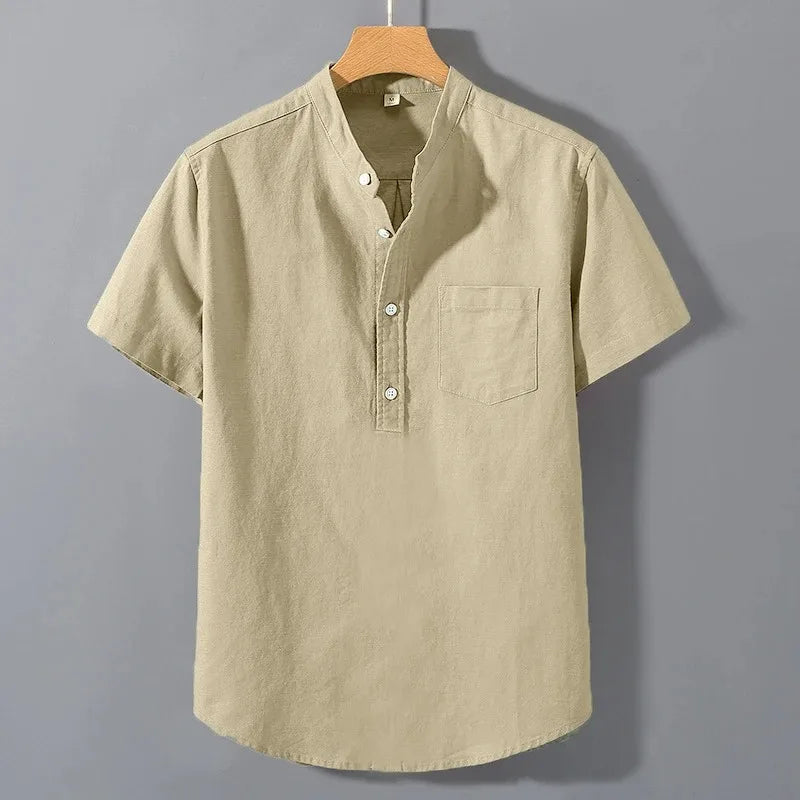 Men’s Stand Collar T-Shirt