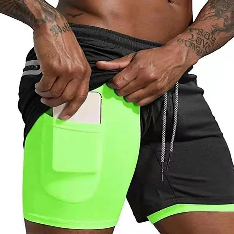 Men’s 2-in-1 Fitness Shorts