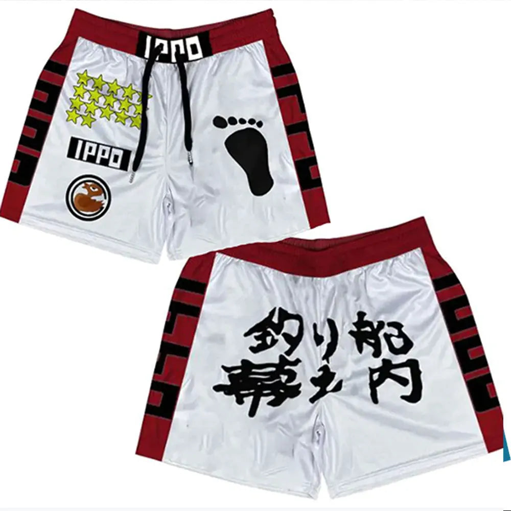 Anime 3D Printed Men’s Gym Shorts