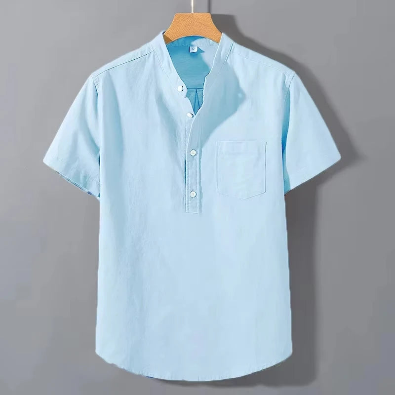Men’s Stand Collar T-Shirt