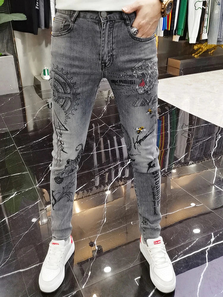 Men’s Slim Black Jeans