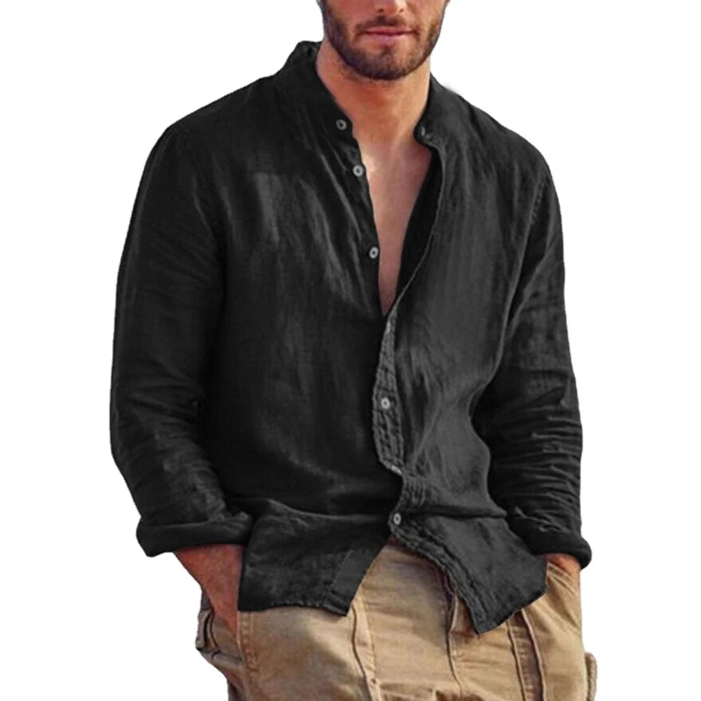 Men’s Solid Color Shirt