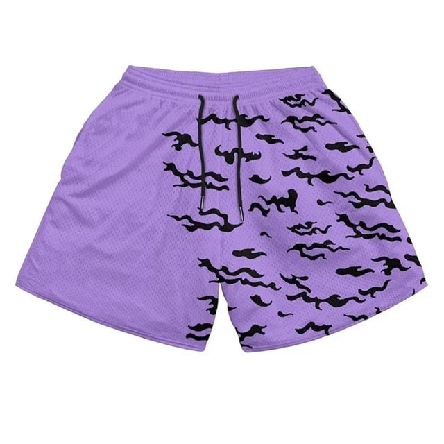 Anime 3D Printed Men’s Gym Shorts