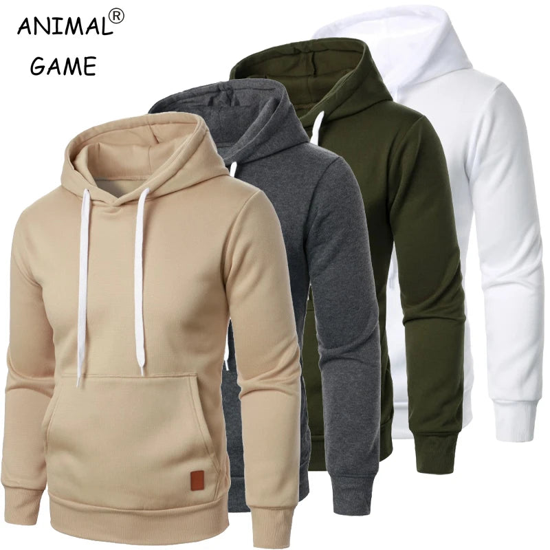 Men's Casual Drawstring Hoodie