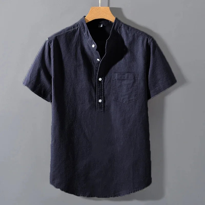 Men’s Stand Collar T-Shirt