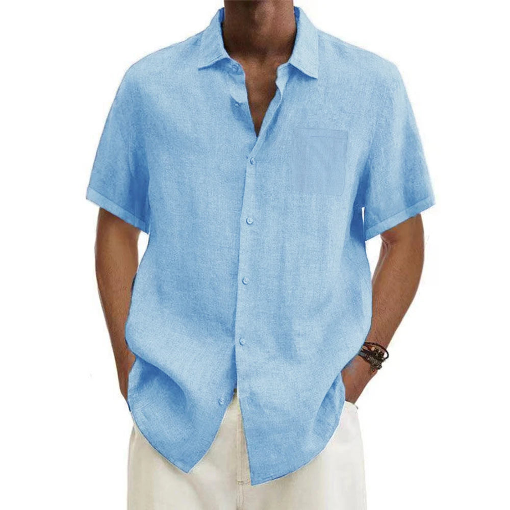 Men’s Cotton Linen Shirt
